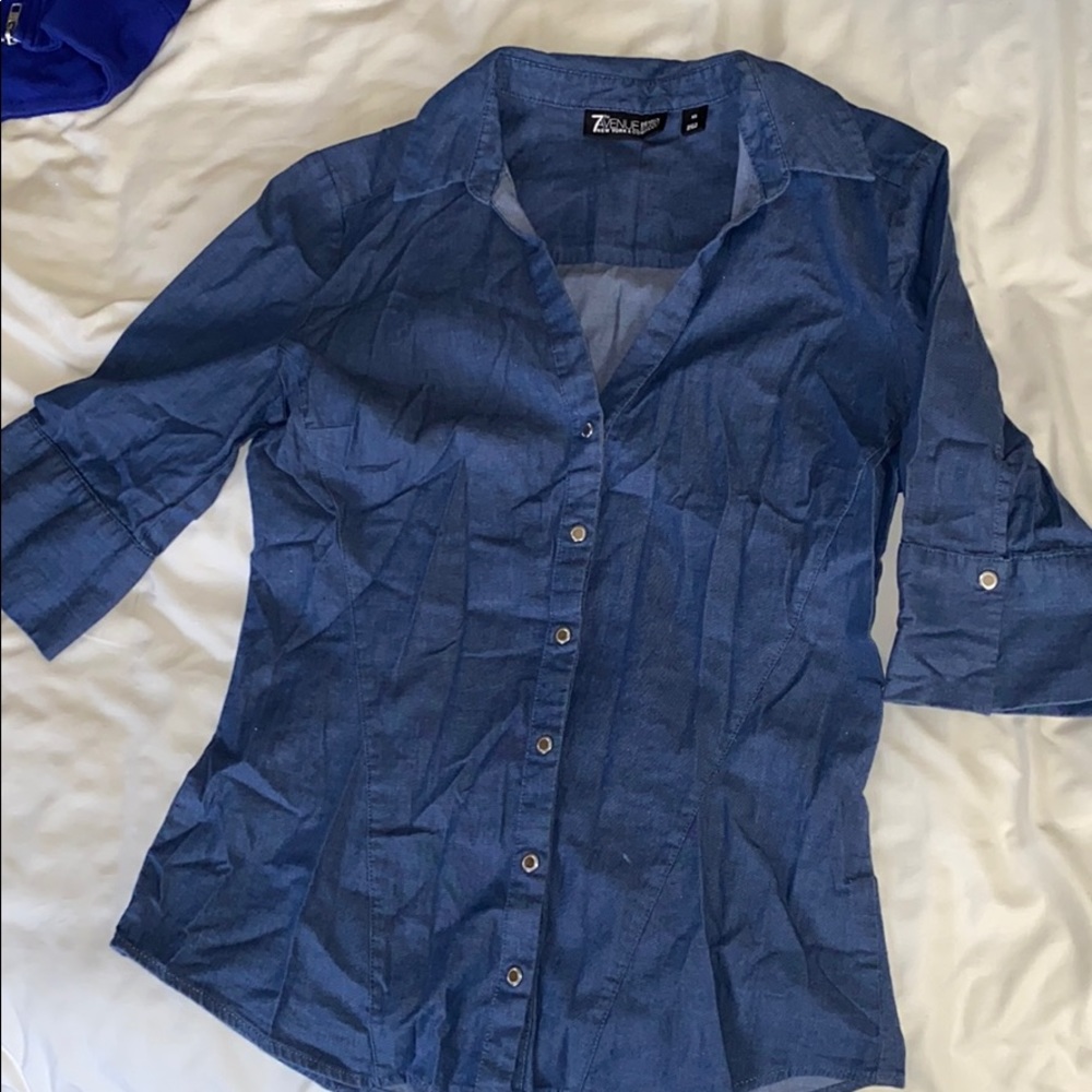 Blue Jean Button Down